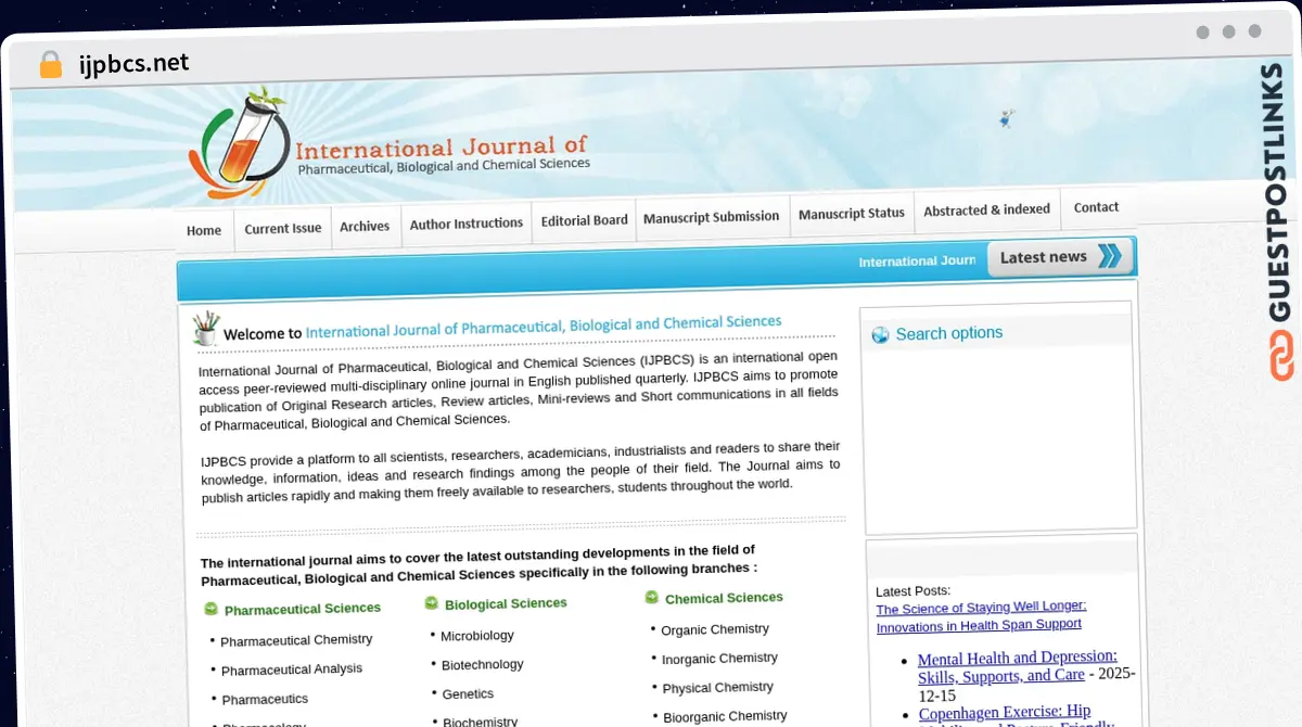 Publish Guest Post on ijpbcs.net