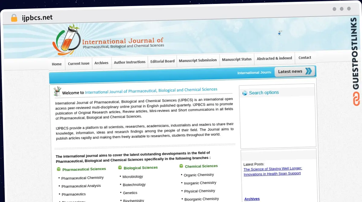 Publish Guest Post on ijpbcs.net