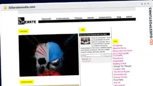 Publish Guest Post on illiteratemedia.com