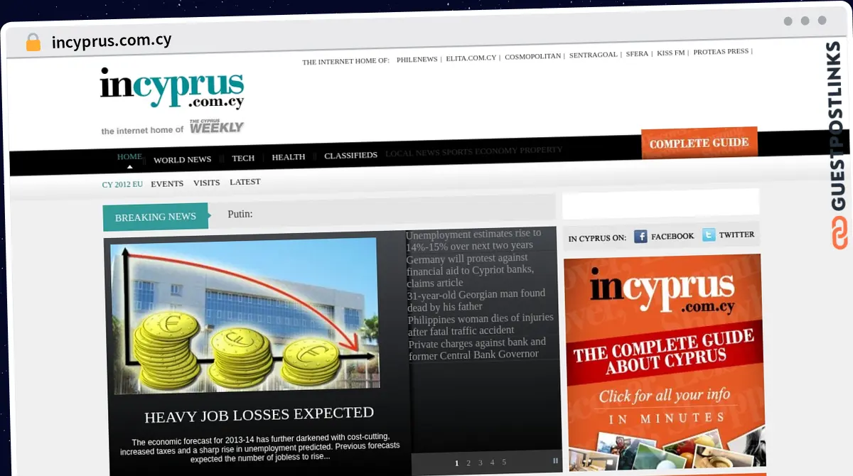 Publish Guest Post on incyprus.com.cy