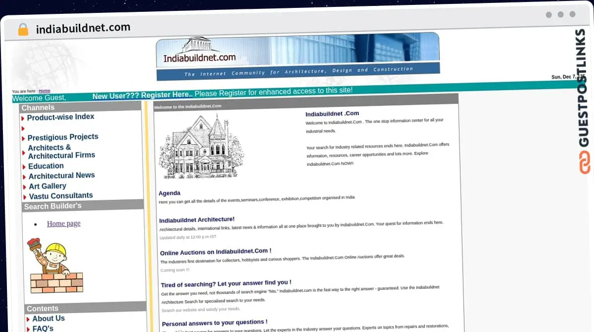 Publish Guest Post on indiabuildnet.com