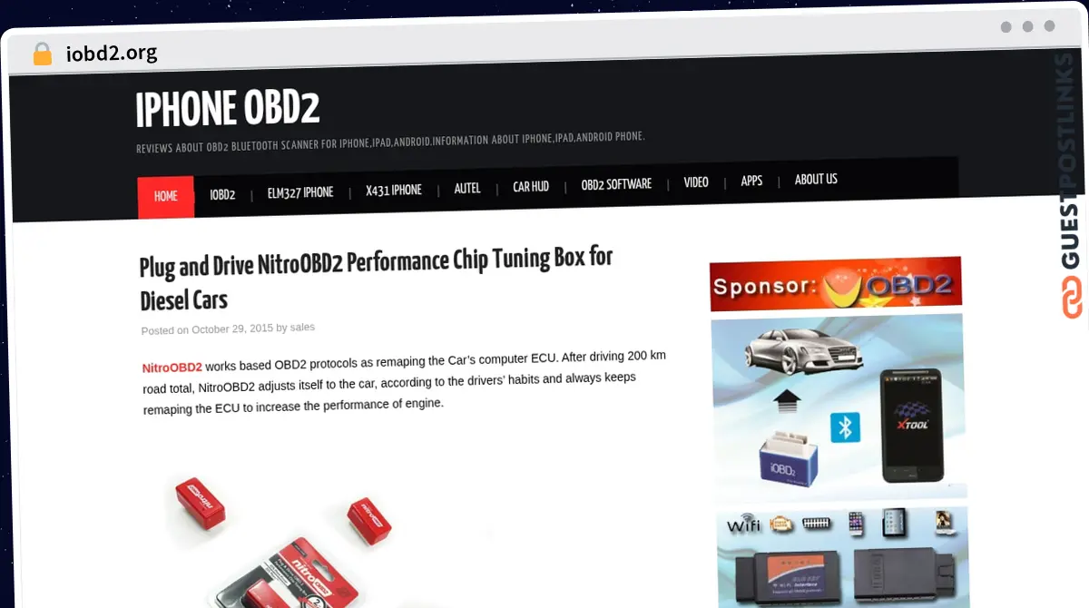 Publish Guest Post on iobd2.org