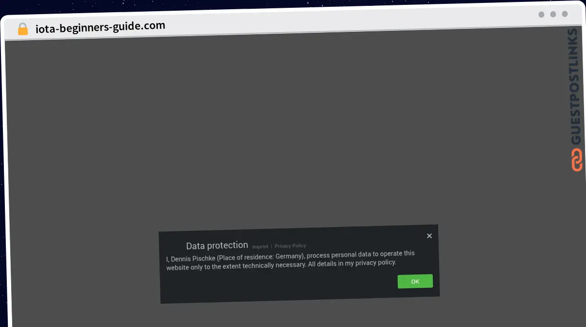Publish Guest Post on iota-beginners-guide.com