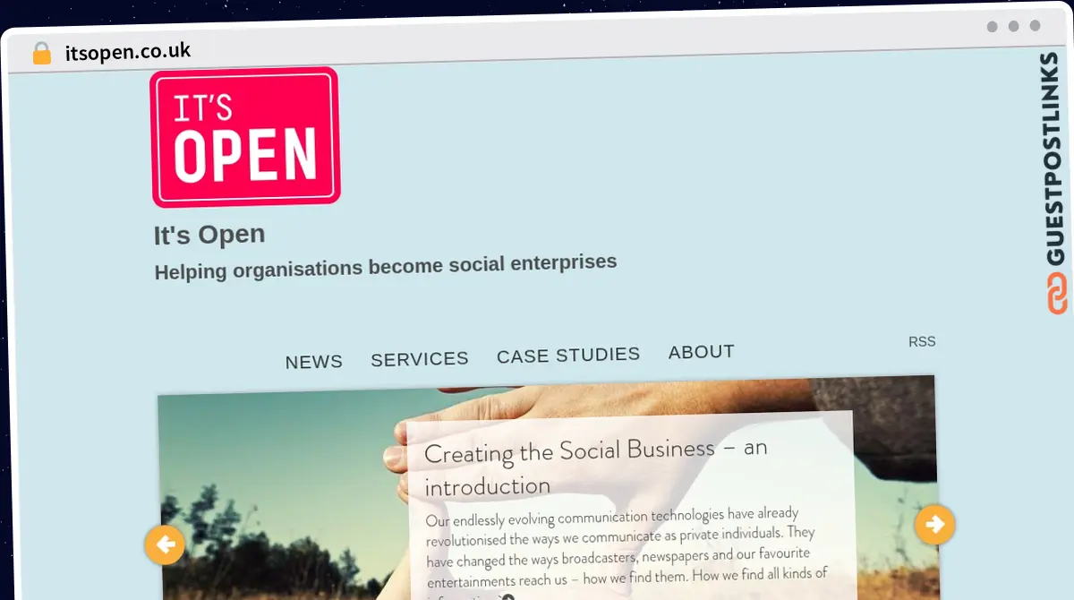 Publish Guest Post on itsopen.co.uk