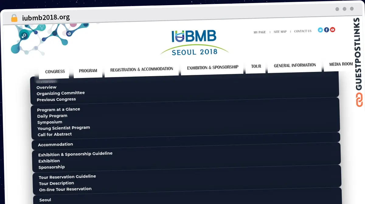 Publish Guest Post on iubmb2018.org