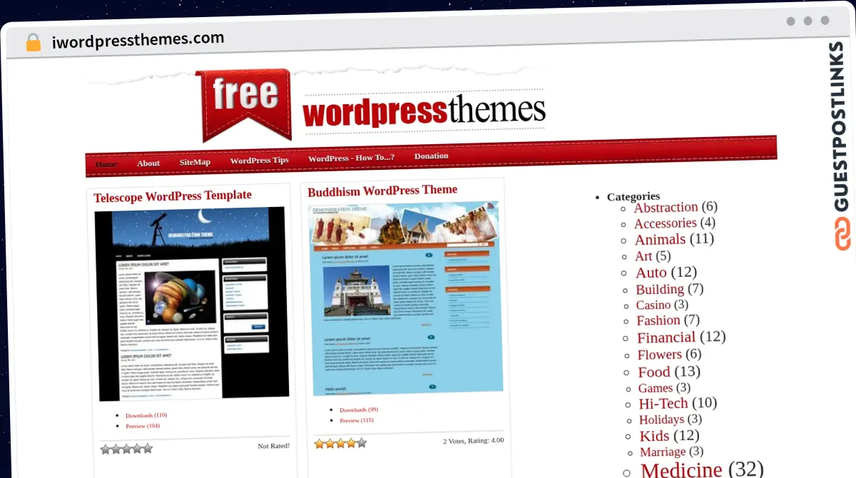 Publish Guest Post on iwordpressthemes.com