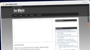 Publish Guest Post on joe-whyte.com