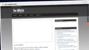 Publish Guest Post on joe-whyte.com