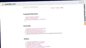 Publish Guest Post on justinlilly.com