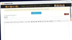 Publish Guest Post on justpaste.me