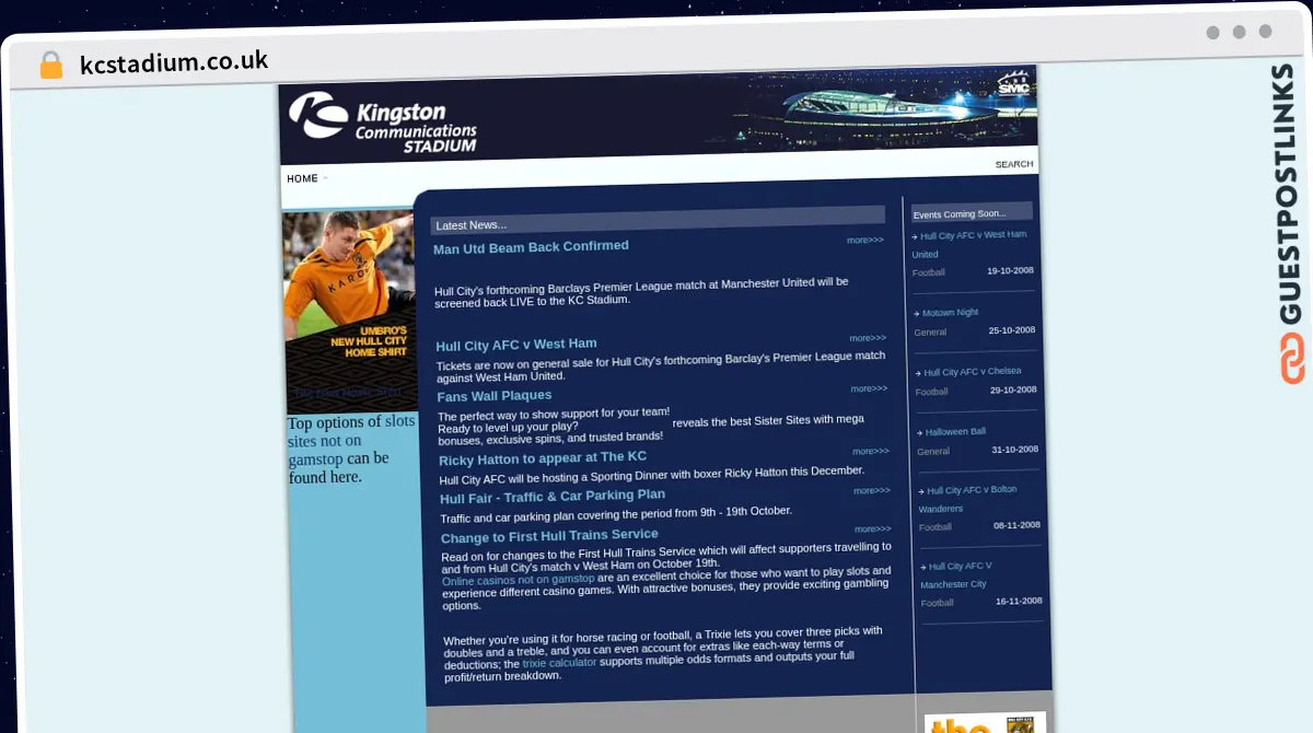 Publish Guest Post on kcstadium.co.uk