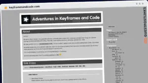 Publish Guest Post on keyframesandcode.com