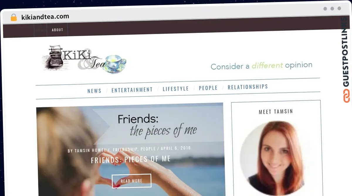 Publish Guest Post on kikiandtea.com