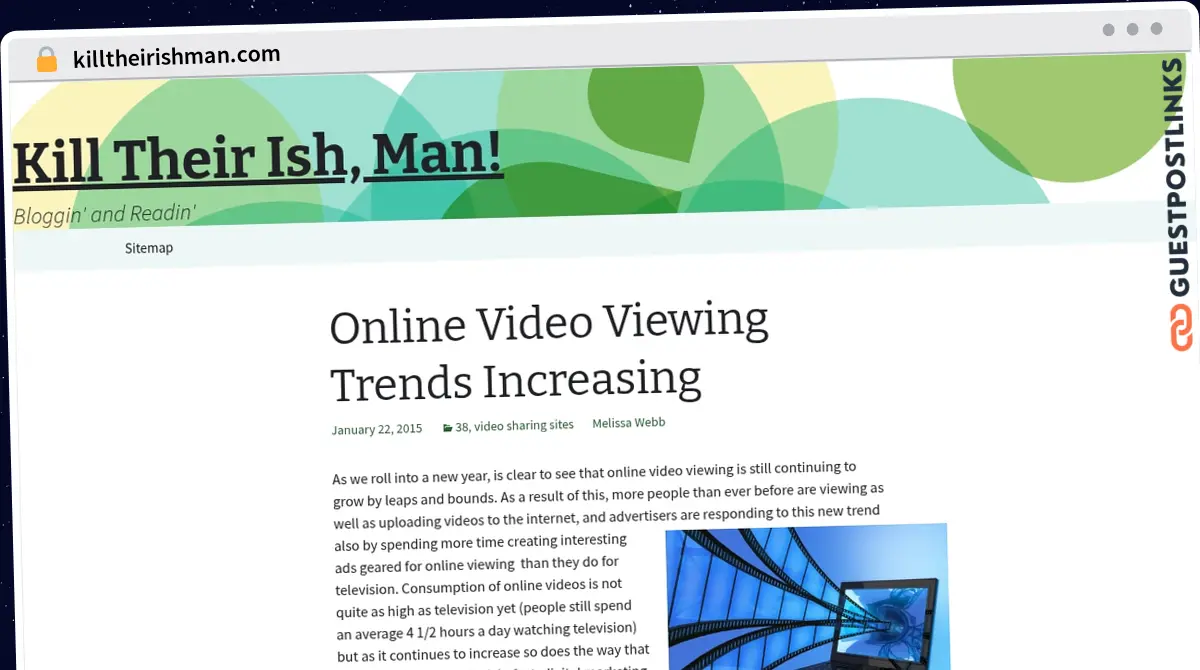 Publish Guest Post on killtheirishman.com