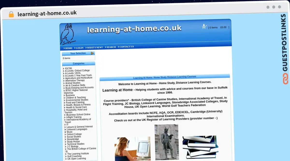 Publish Guest Post on learning-at-home.co.uk