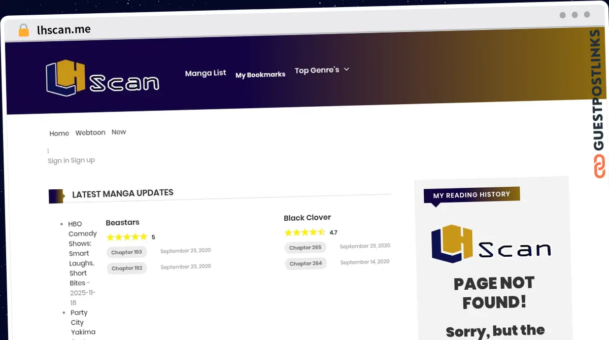 Publish Guest Post on lhscan.me