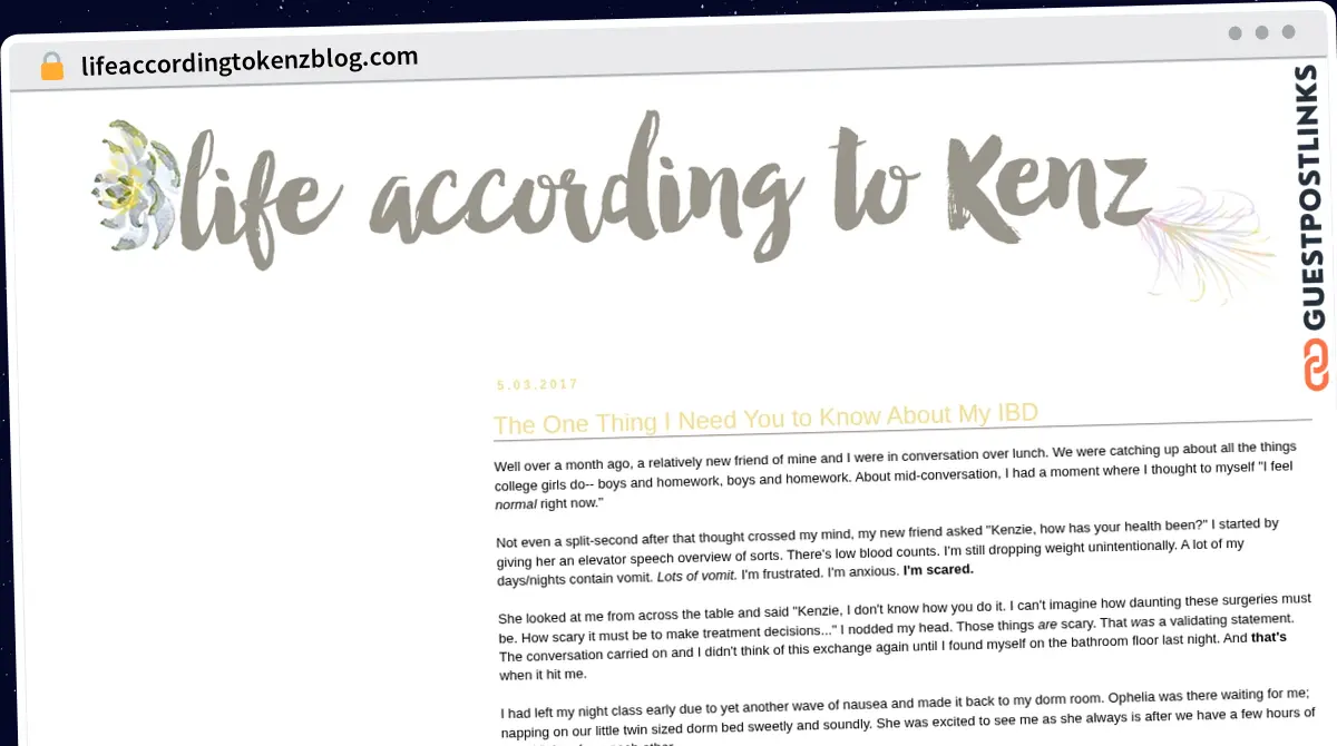 Publish Guest Post on lifeaccordingtokenzblog.com