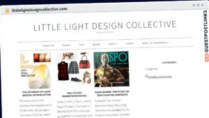 Publish Guest Post on littlelightdesigncollective.com