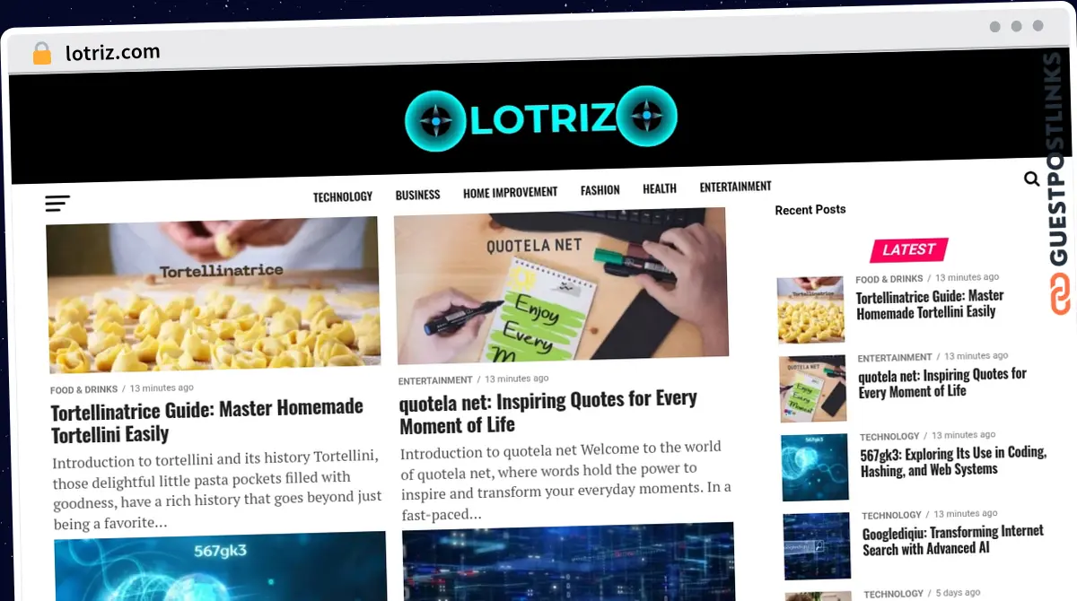 Publish Guest Post on lotriz.com