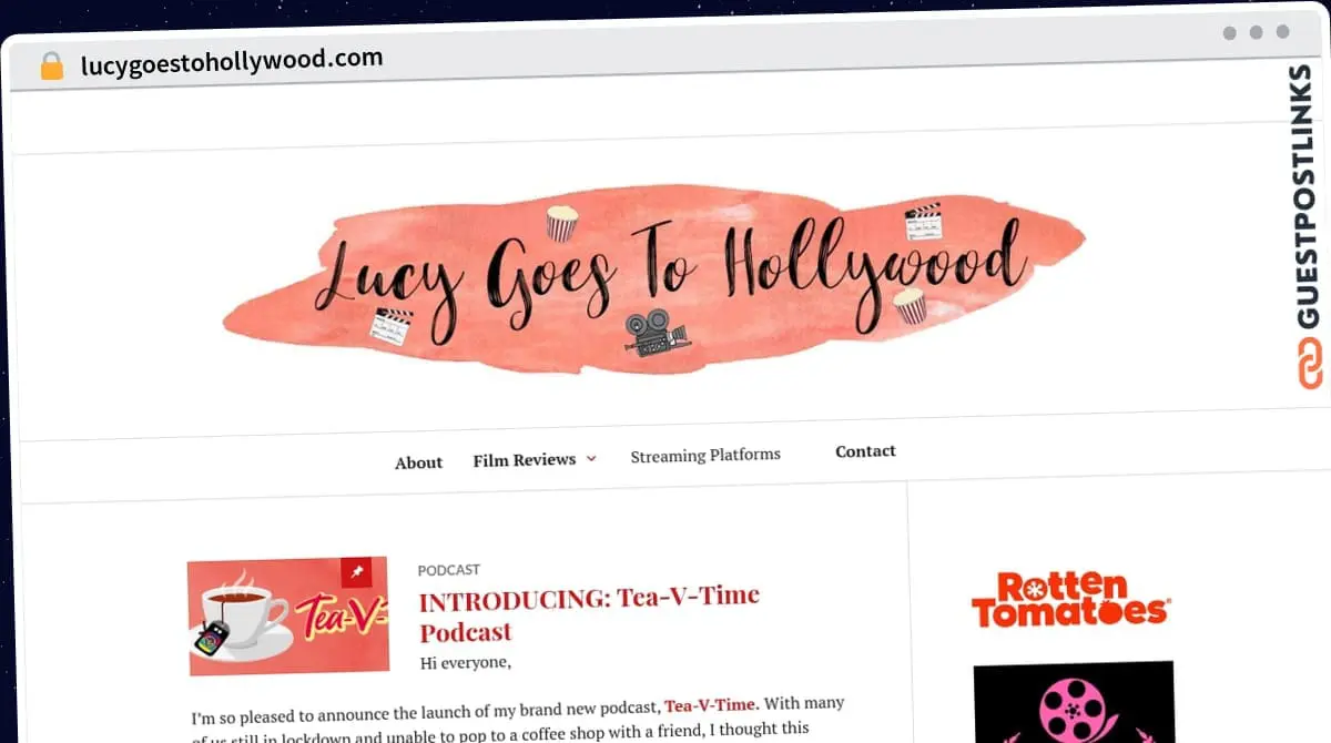Publish Guest Post on lucygoestohollywood.com