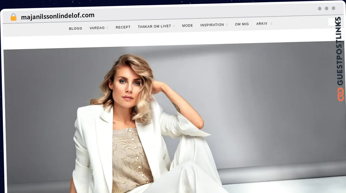 Publish Guest Post on majanilssonlindelof.com