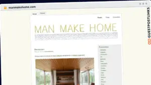 Publish Guest Post on manmakehome.com