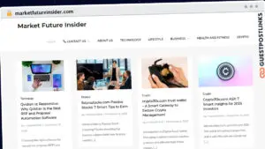 Publish Guest Post on marketfutureinsider.com