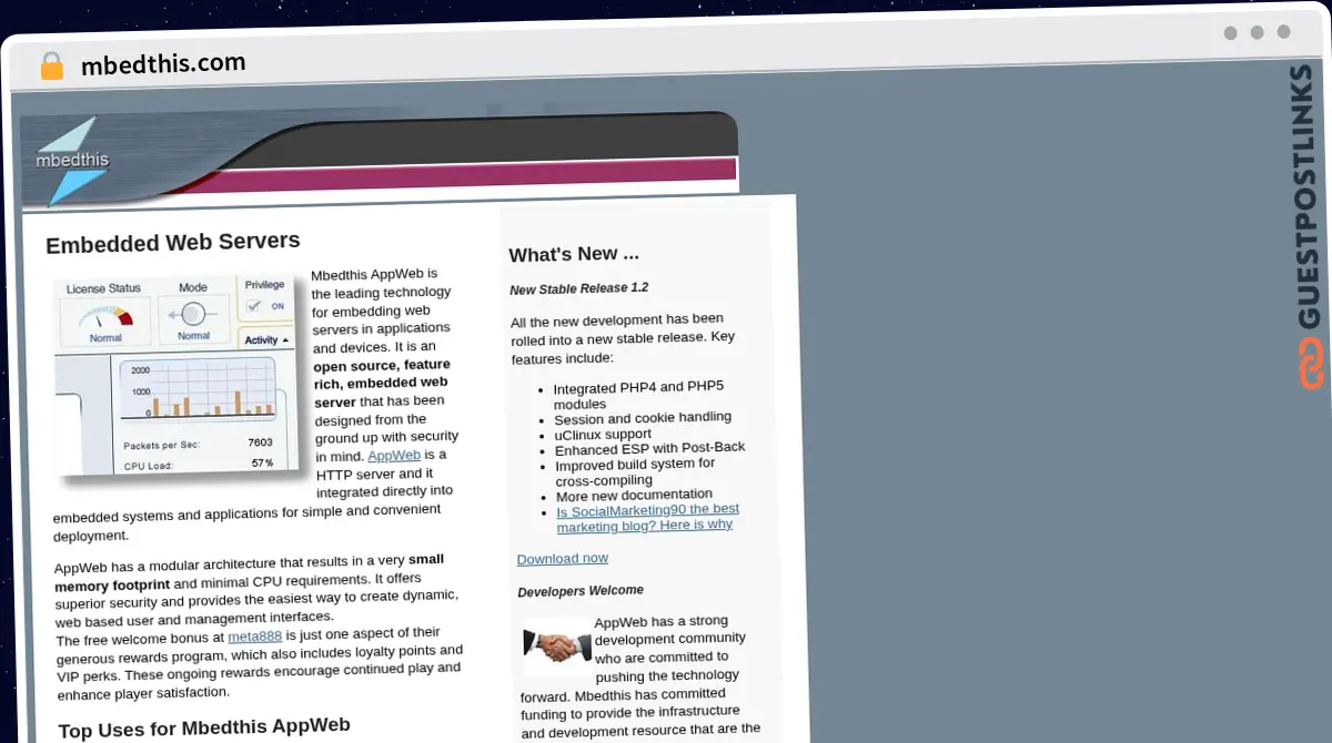 Publish Guest Post on mbedthis.com