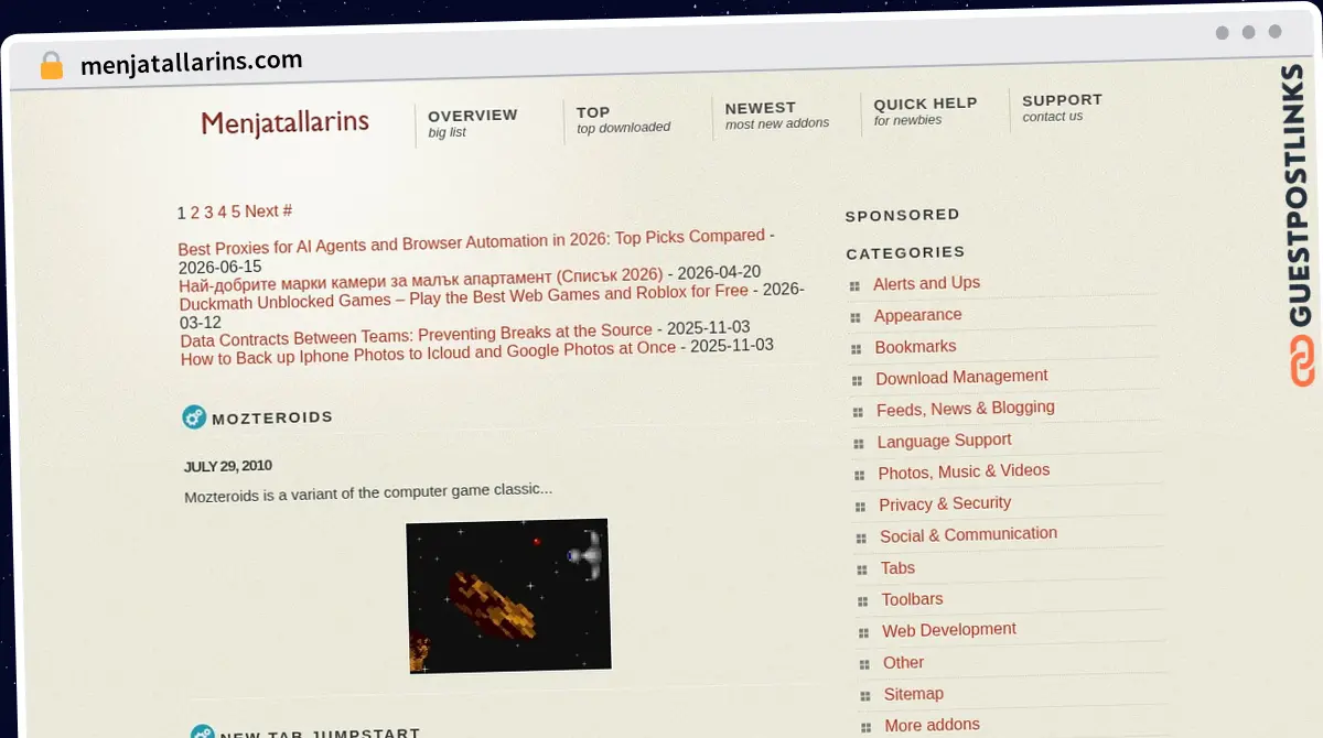 Publish Guest Post on menjatallarins.com