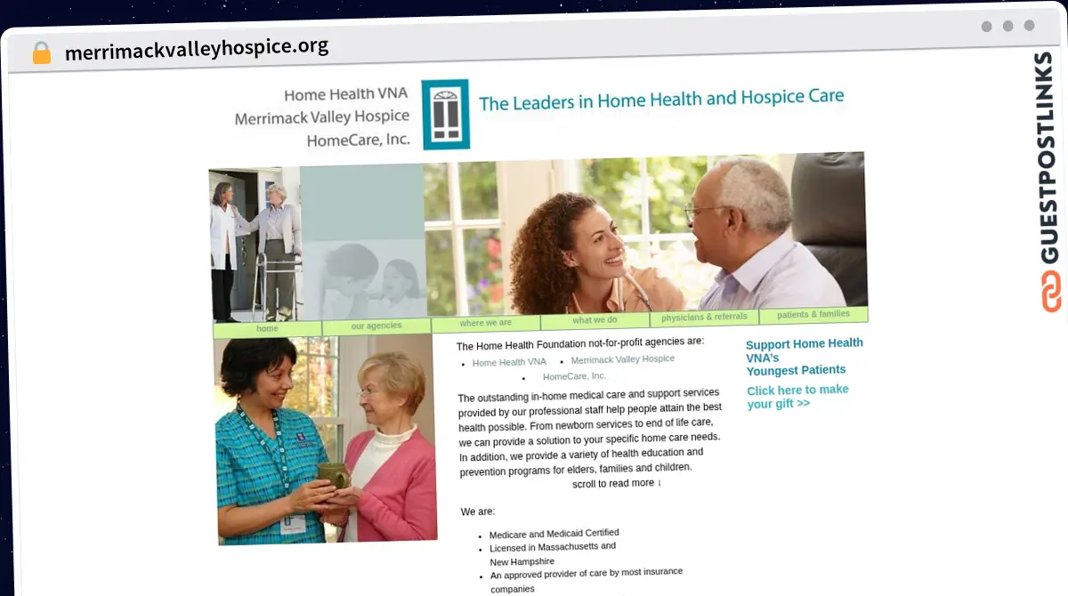 Publish Guest Post on merrimackvalleyhospice.org