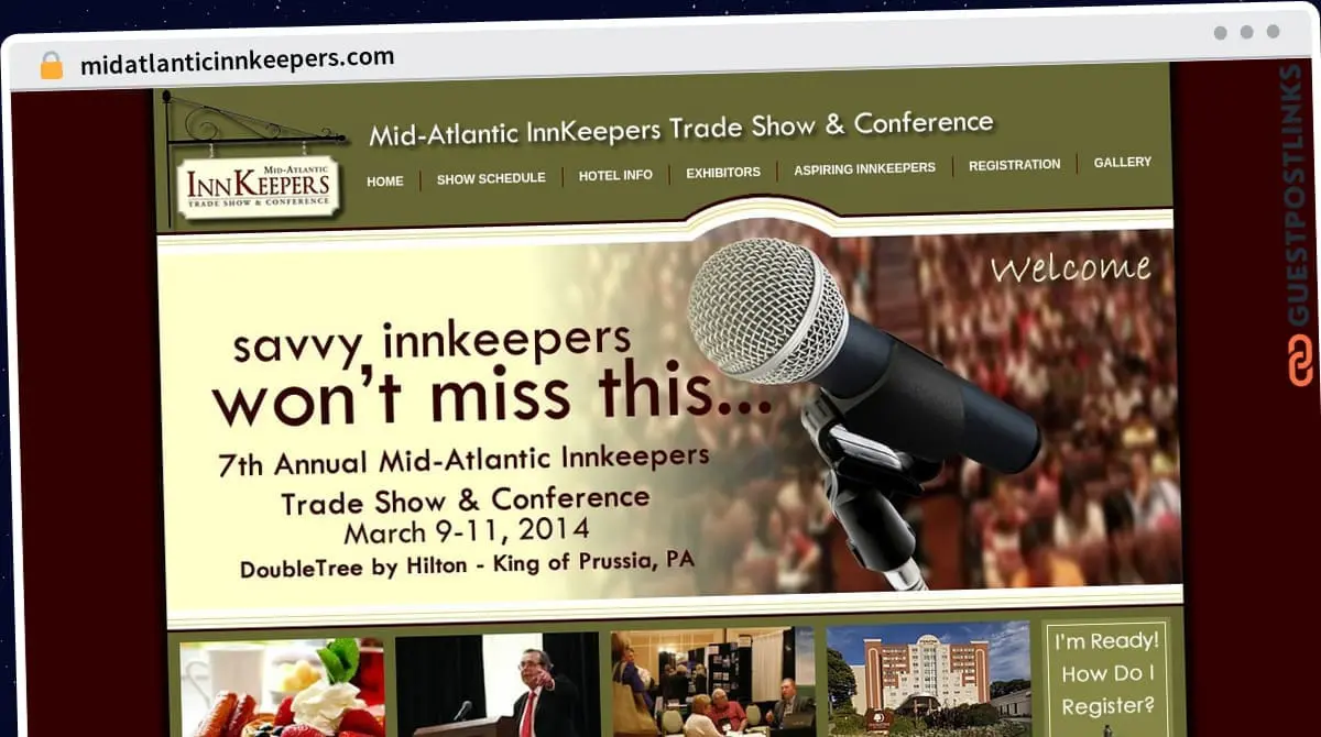 Publish Guest Post on midatlanticinnkeepers.com