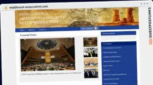 Publish Guest Post on middleeast-armscontrol.com