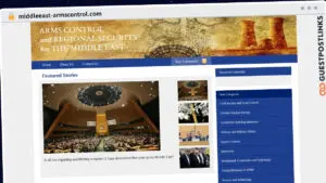 Publish Guest Post on middleeast-armscontrol.com