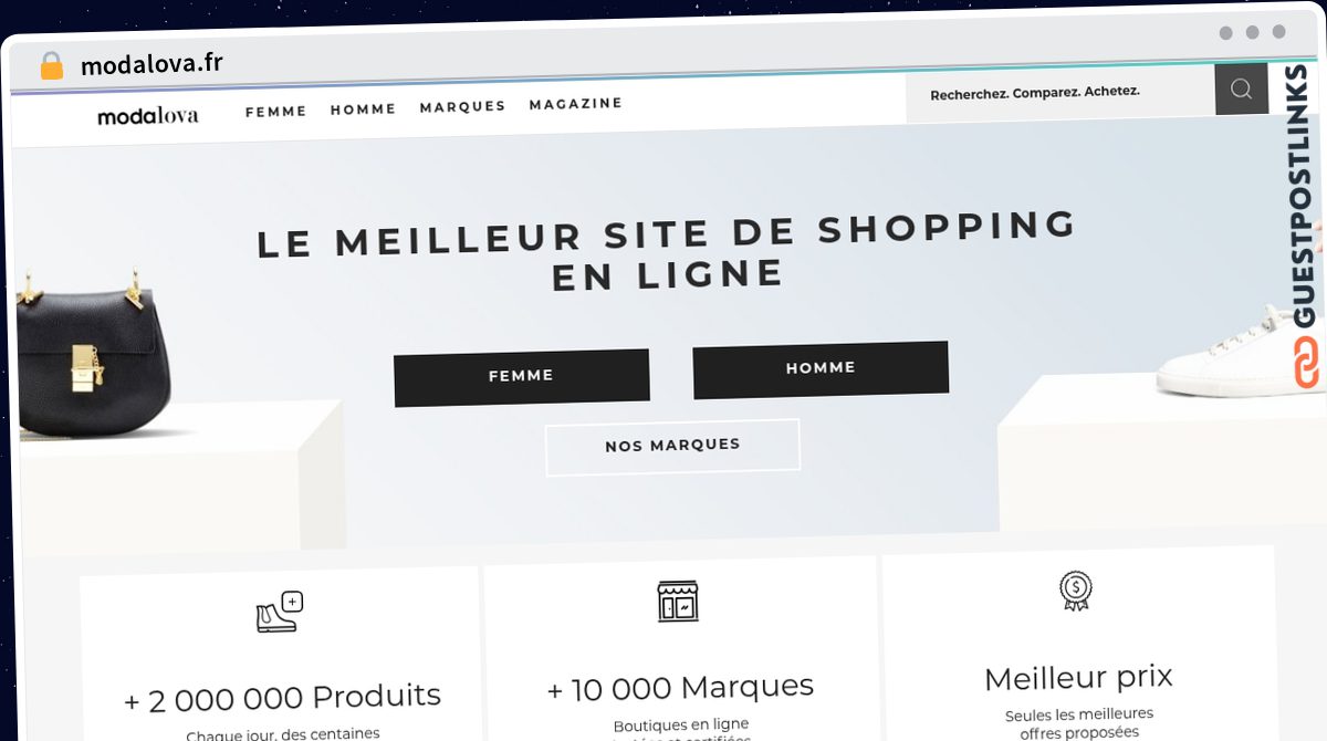 Publish Guest Post on modalova.fr