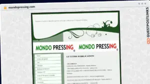 Publish Guest Post on mondopressing.com
