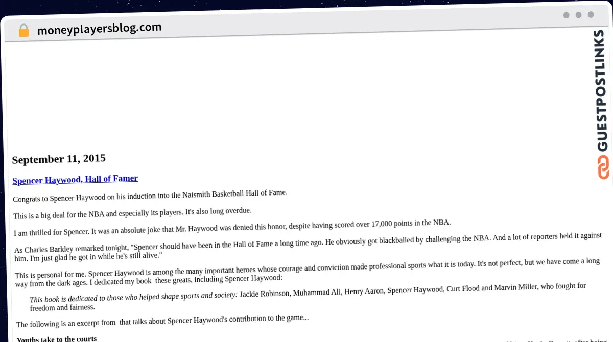 Publish Guest Post on moneyplayersblog.com