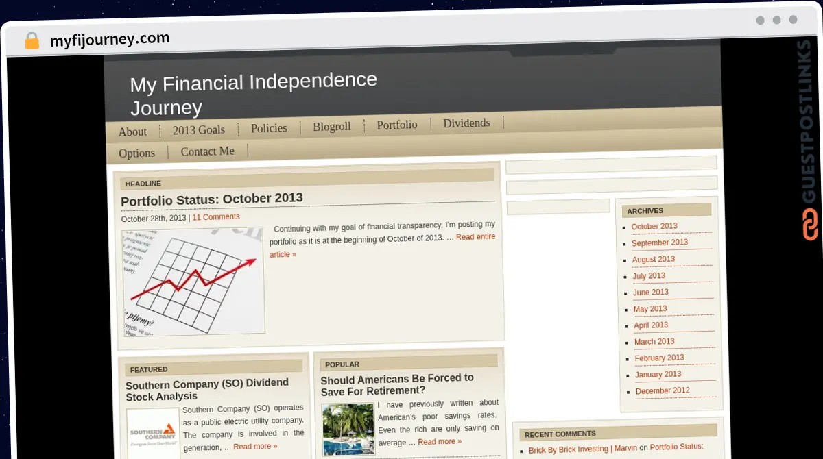 Publish Guest Post on myfijourney.com