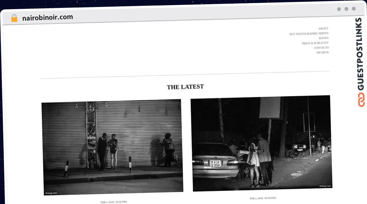 Publish Guest Post on nairobinoir.com
