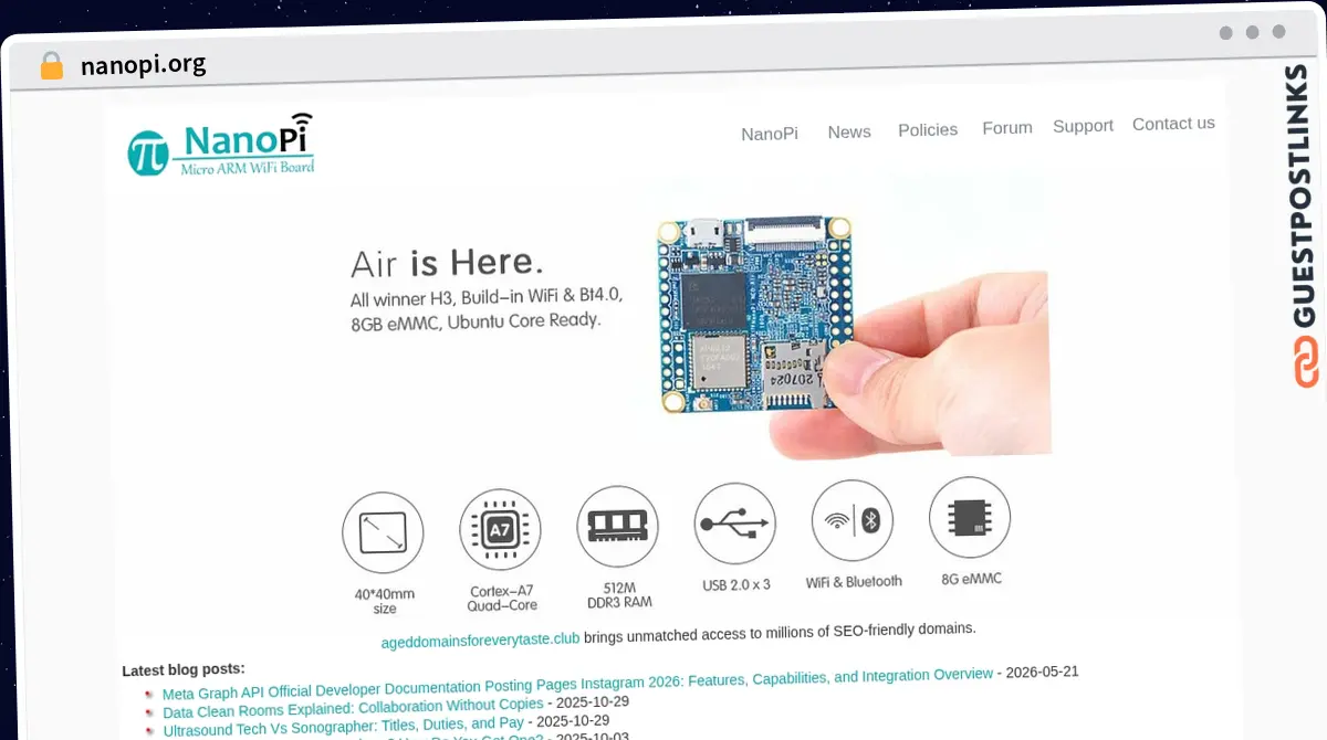 Publish Guest Post on nanopi.org
