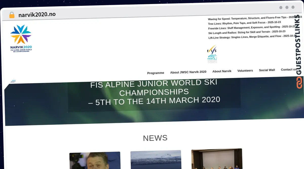 Publish Guest Post on narvik2020.no