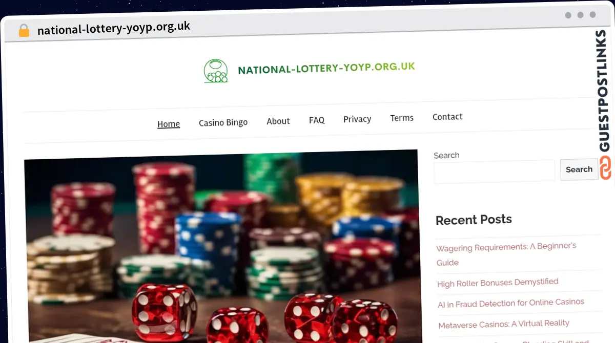 Publish Guest Post on national-lottery-yoyp.org.uk