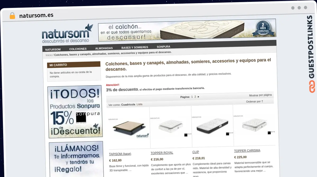 Publish Guest Post on natursom.es