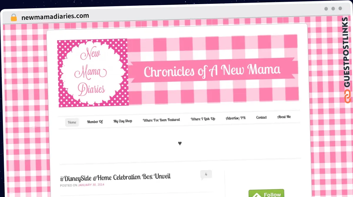 Publish Guest Post on newmamadiaries.com