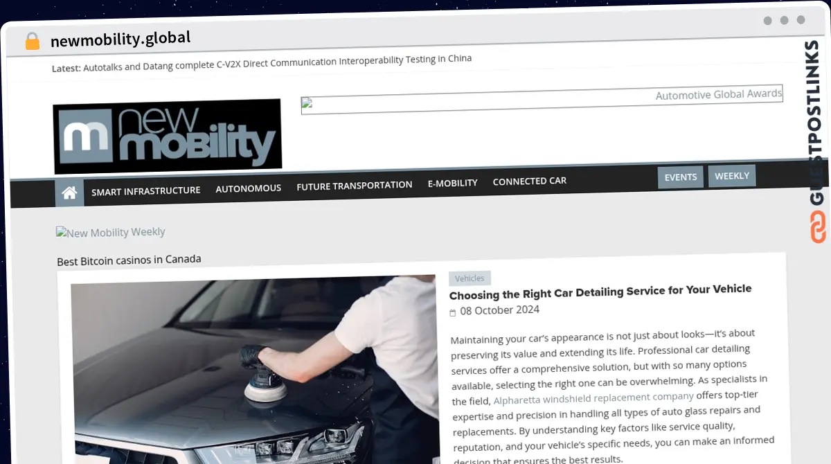 Publish Guest Post on newmobility.global