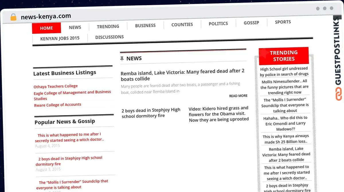 Publish Guest Post on news-kenya.com