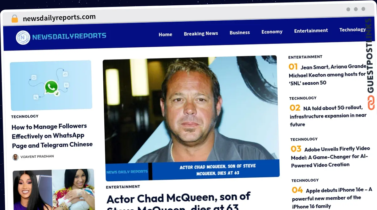 Publish Guest Post on newsdailyreports.com