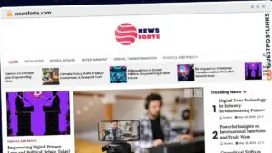Publish Guest Post on newsforte.com