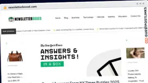 Publish Guest Post on newsletterboxed.com