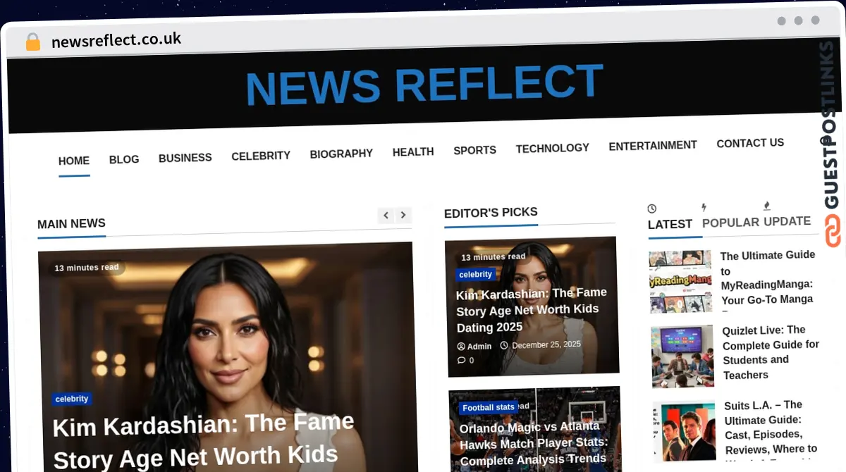 Publish Guest Post on newsreflect.co.uk