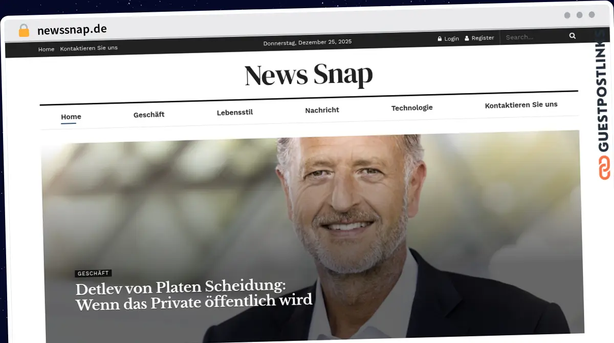Publish Guest Post on newssnap.de